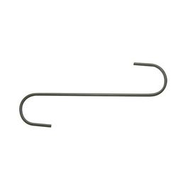 Garden S Hook, Black, 12-In., 2-Pk.