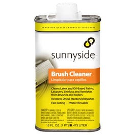 Brush Cleaner, Water-Rinsable, 1-Pt.