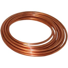 Copper Refrigerator Tube, 0.375-In. O.D. x 20-Ft.