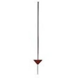 Electric Fence Post, Round, Steel, .437 x 48-In.