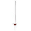 Electric Fence Post, Round, Steel, .343 x 48-In.