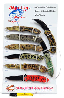 Regal 7-1/2” Camouflaged Knife - Smooth (7-1/2”)