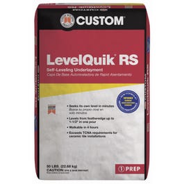 Level Quik Self-Leveling Underlayment, Cement-Based, 50-Lb.