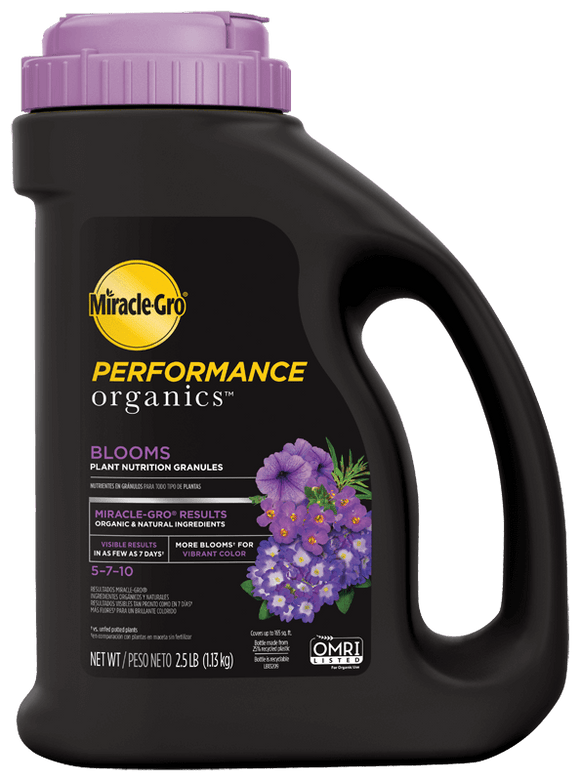 Miracle-Gro® Performance Organic® Blooms Plant Nutrition Granules (2.5 lbs)