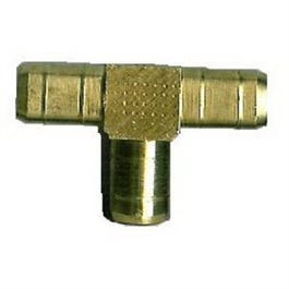 Pipe Fitting, Hose Barb Tee, Brass, 3/8-In. ID