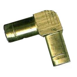 Brass Hose Barb Elbow, 1/4-In. ID