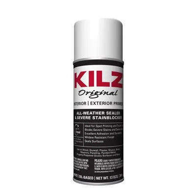 KILZ® Original Interior Exterior Primer 13 Oz White (13 oz, White)
