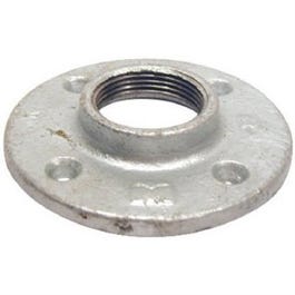 Pipe Fitting, Galvanized Floor Flange, 1-1/4-In.