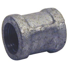 Pipe Fittings, Galvanized Coupling With Stop, 1/8-In.