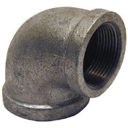 Pipe Fitting, Galvanized Reducing Elbow, 90-Degree, 1 x 3/4-In.