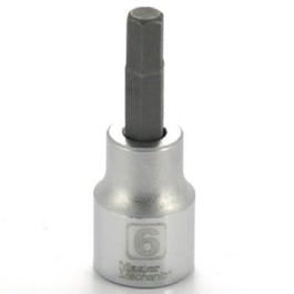 Hex Bit Socket, 3/8-In. Drive, 6mm,