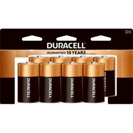 Alkaline Batteries, D, 8-Pk.