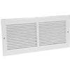 30 x 6-Inch White Sidewall Return Air Grille