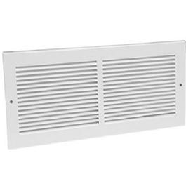 30 x 6-Inch White Sidewall Return Air Grille