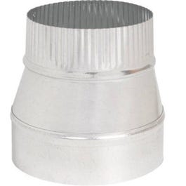 Galvanized Taper Reducer, 6 x 4-In., 24-Gauge