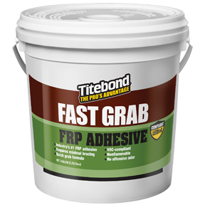 Titebond GREENchoice Fast Grab FRP Construction Adhesive 4 Gallons Light Brown (4 Gallons, Light Brown)