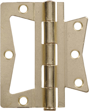 4  BRASS PLATED NM HINGE