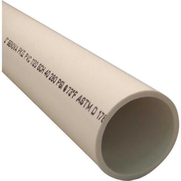 Charlotte Pipe 2 In. x 5 Ft. PVC-DWV Dual Rated Schedule 40 Pipe