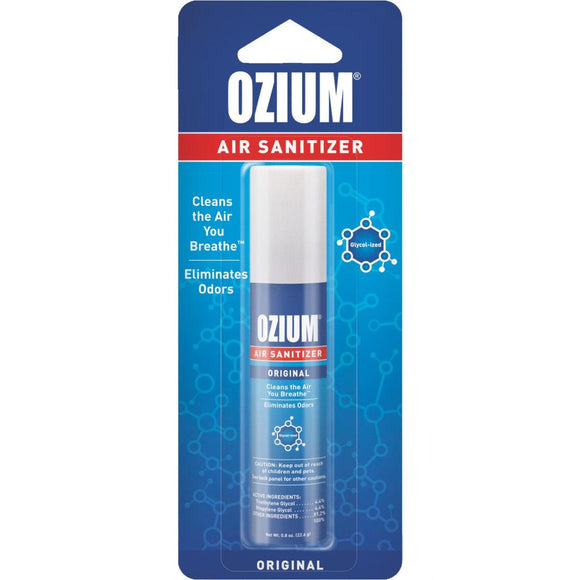 Ozium 0.8 Oz. Car Air Freshener/Sanitizer Spray, Original Scent