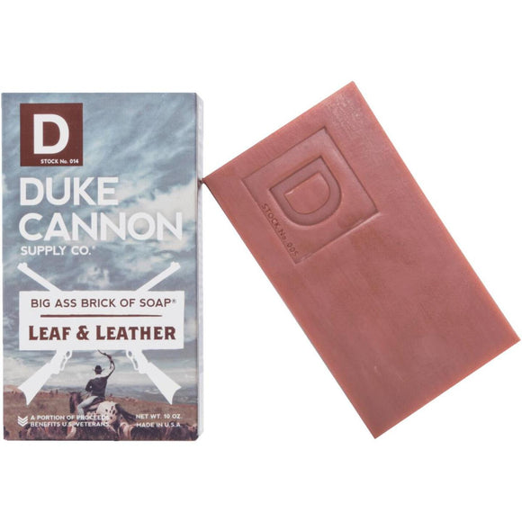 Duke Cannon 10 Oz. Leaf & Leather Big Ass Brick of Soap