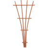 Panacea 48 In. Brown Wood Fan Trellis