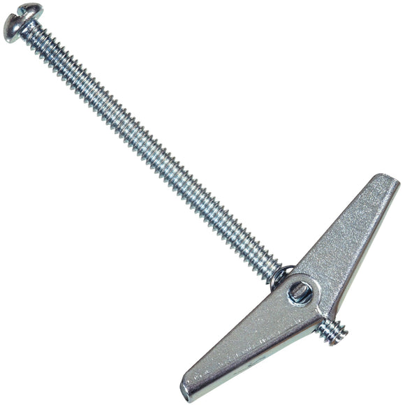 Hillman 1/8 In. Round Head 4 In. L Toggle Bolt Hollow Wall Anchor (2 Ct.)