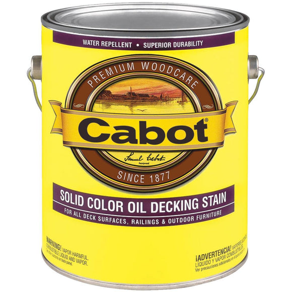 Cabot VOC Solid Color Oil Deck Stain, Deep Base, 1 Gal.