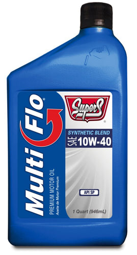 Smittys Supply Super S Multi-Flo Synthetic Blend Sae 10w-40 Sp Motor Oil 1 Qt.
